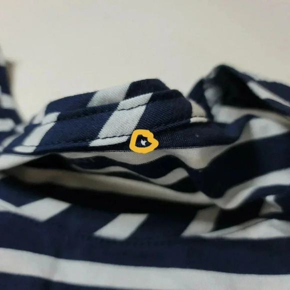 Lane Bryant Size 22/24 Wine Not Graphic blue Striped T-Shirt Short Sleeve Womens - Picture 7 of 7